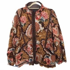 Vintage 80s MURELI Silk Windbreaker Bomber Jacker